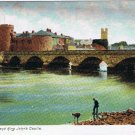 Postcard Thomond Bridge & King John's Castle Limerick Ireland