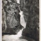 Postcard RPPC Johnson Canyon Falls Alberta Byron Harmon Along The CPR Line