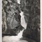 Postcard RPPC Johnson Canyon Falls Alberta Byron Harmon Along The CPR Line