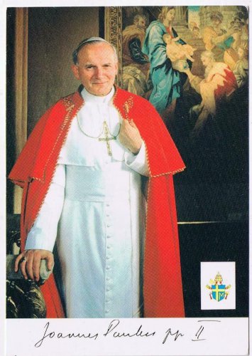 Religion Postcard Rome Papa Giovanni Paolo II Pope John Paul II Karsh Photo