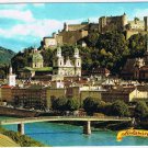 Austria Postcard Salzburg Kleinod Osterreichs Altstadt mit Salzach Hohensalzburg