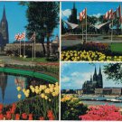 Germany Postcard Koln Cologne Rheinpark Multi View