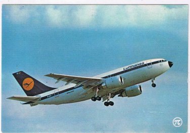 Germany Postcard Lufthansa Airbus A310