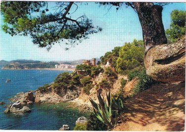 Spain Postcard Costa Brava Way To Caia Trons Lioret de Mar