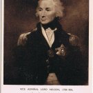 Postcard Vice Admiral Lord Nelson 1758-1805
