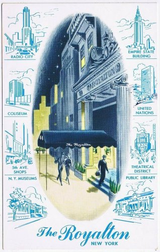 New York Postcard NYC The Royalton Hotel