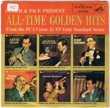 All Time Golden Hits 45 rpm Shaw Miller Goodman Dorsey Berigan Barnet