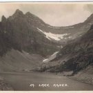 Postcard RPPC Lake Agnes Alberta Byron Harmon Along The CPR Line