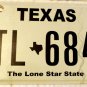 Texas License Plates Matched Pair