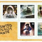 Stamps Haunted Canada Halloween Souvenir Sheet 2014 Canadian Ghosts