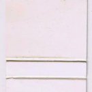 Matchbook Cover Wedding Vesna & David September 13 1986