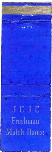 Matchbook Cover Jones County Junior College Freshman Match Dance Elmsville