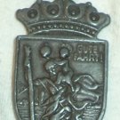 Wien Stefansdom Cathedral Backed With Gute Fahrt Good Trip Pin 3/4" x 1"