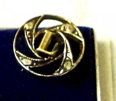 Lions Club Pin 1/2" Diameter 2 1/2" Long