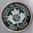 Youth Bowling Canada YBC 4 Steps To Stardom 1997 Team Sew On Patch 3" Diameter
