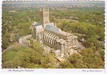 DC Postcard Washington Cathedral Massachusetts & Wisconsin Ave