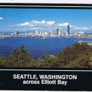 Washington Postcard Seattle Across Elliott Bay