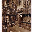 United Kingdom UK Postcard RPPC Edinburgh St Giles Cathedral Thistle Chapel