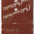 Restaurant Matchbook Cover Swiss Chalet Bar-B-Q English French