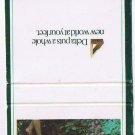 Matchbook Cover Delta Hotels Canada