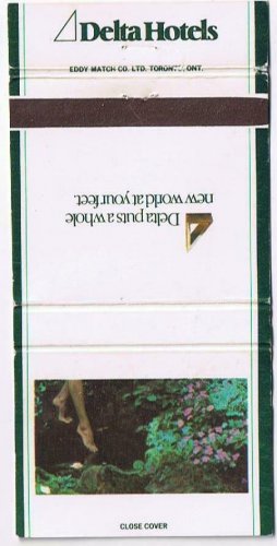 Matchbook Cover Delta Hotels Canada