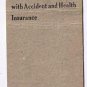 Matchbook Cover Eulah Mae Pearce Insurance Albuquerque New Mexico