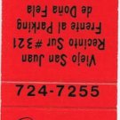 Matchbook Cover Oscar's Bar Viejo San Juan
