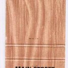 Matchbook Cover Main Street Reak Estate Beth Davis Lincoln Maine