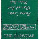 Matchbook Cover Green The Danville National Bank Danville Pennsylvania