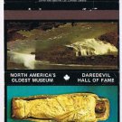 Matchbook Cover Niagara Falls Museum Mummy The Falls