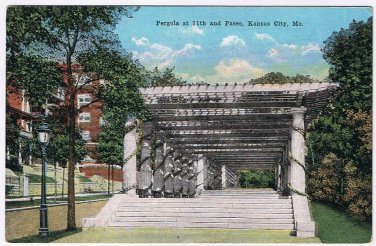 Postcard Pergola At 11th & Paseo Kansas City Missouri