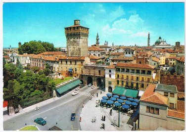 Italy Postcard Vicenza Venice Castle Gate