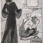 Postcard Comic Plumber Lady In Negligee Dosn't Bother Me If You Look
