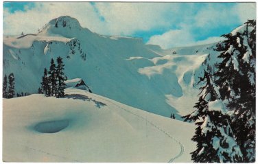 Quebec Postcard Knowlton Grandeur In Snow Capped Mountains