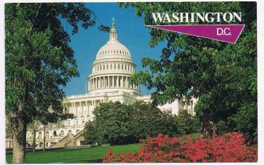 District Of Columbia DC Postcard Washington The Capitol