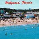 Florida Postcard Hollywood Beach Johnson St Sunbathers