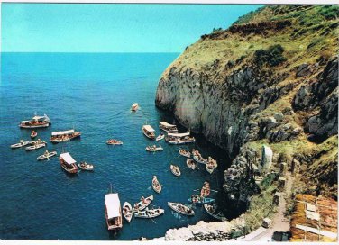 Italy Postcard Capri Entry To The Blue Grotto