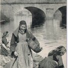Postcard Pontivy Washing Laundry Levandieres Sur Le Canal France