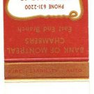 Matchbook Cover W P Golden Insurance St Thomas Ontario