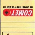 Matchbook Cover Alltrains Express Comet