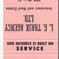 Matchbook Cover Annand Insurance Halifax L G Trask Agency Yarmouth Nova Scotia