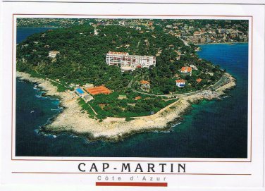 France Postcard Cote d'Azur Cap Martin French Riviera