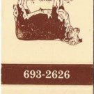 Matchbook Cover The Woodshed Steakhouse Saint John New Brunswick