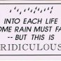 Comic Funny Postcard Rain Must Fall No 432 1975 Universal Crafts Toronto