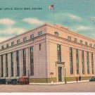 Indiana Postcard South Bend US Post Office