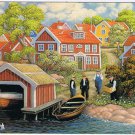 Postcard The Boat House Bert Hage Havero