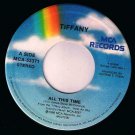 Tiffany All This Time 45 rpm Can't Stop A Heartbeat Canadian Pressing