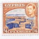 Cyprus King George VI 1/4 Piastre Stamp Used VG
