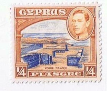 Cyprus King George VI 1/4 Piastre Stamp Used VG