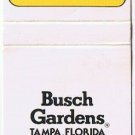 Matchbook Cover Busch Gardens Tampa Florida